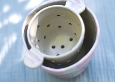 Infuseur en grès pour tisane fait main