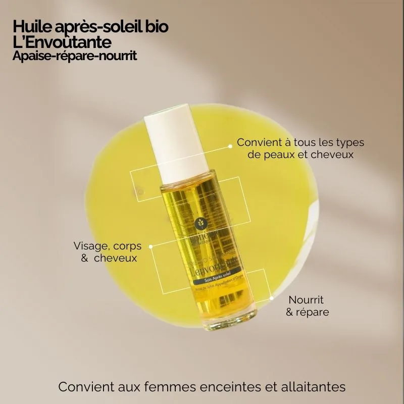 Huile après-soleil bio l'Envoûtante