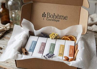 Coffret cadeau « Palette d’émotions » – 5 roll-on aromatiques bio