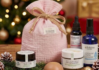 Calendrier de l’Avent beauté bio « Douceur » – 12 pochons de soins naturels